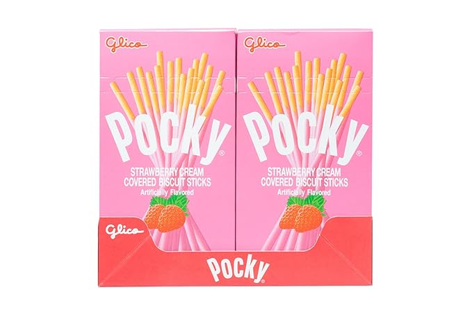 Pocky Strawberry Cookie Sticks 10 ct.