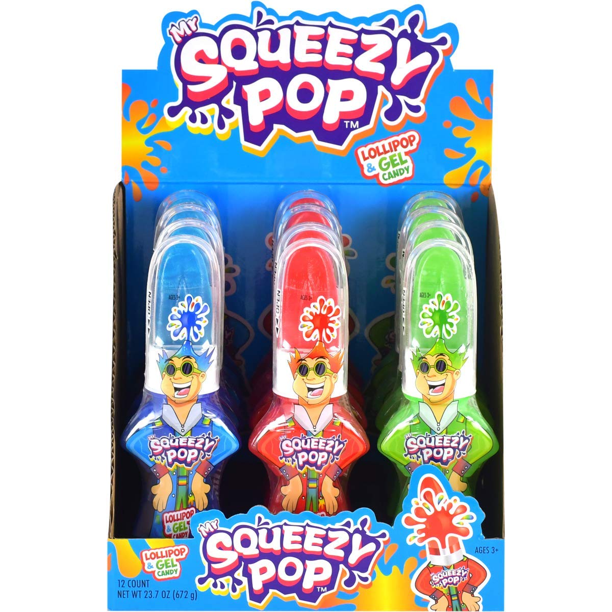Squeezzy Mr. Squeezy Pop 12 ct.