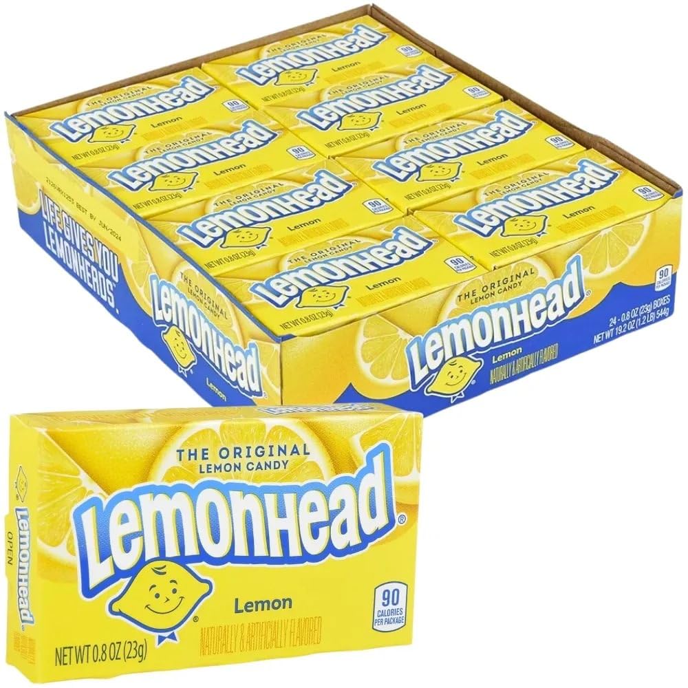 Lemonhead Hard Candy, Theater Boxes 24 ct.