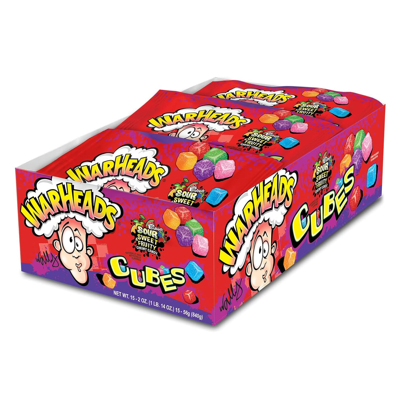 Warheads Chew Cubes 2oz. 15 ct.