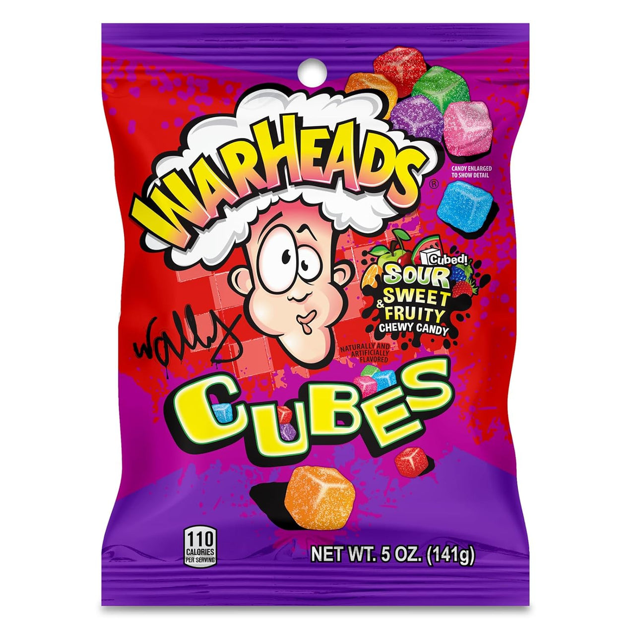 Warheads Chew Cubes 5 oz. 15 ct.