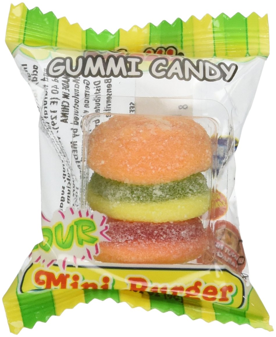 e.frutti Sour Gummy Burgers 60 ct.