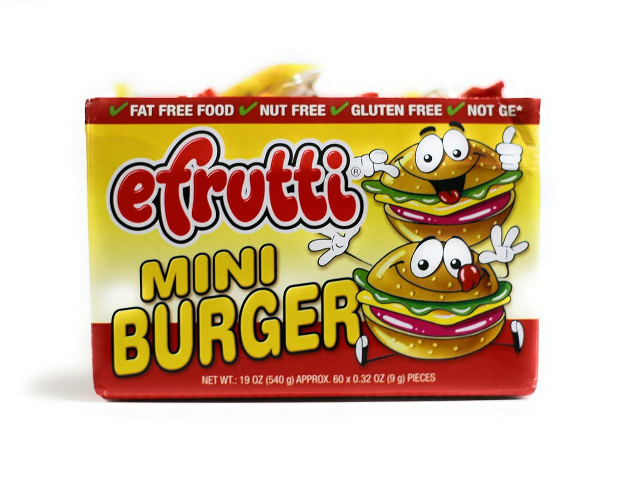 e.frutti Gummy Burgers 60 ct.