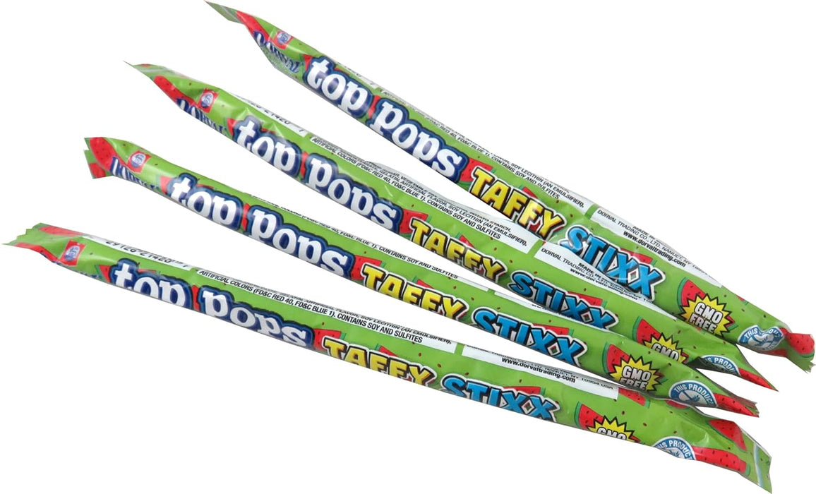 Top Pops Watermelon Taffy Stixx 12 ct.