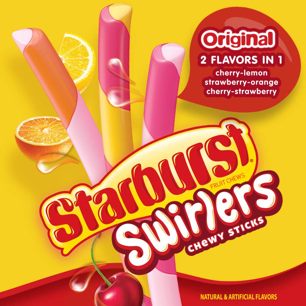 Starburts Swirlers Sticks Chewy Candy 10 ct.