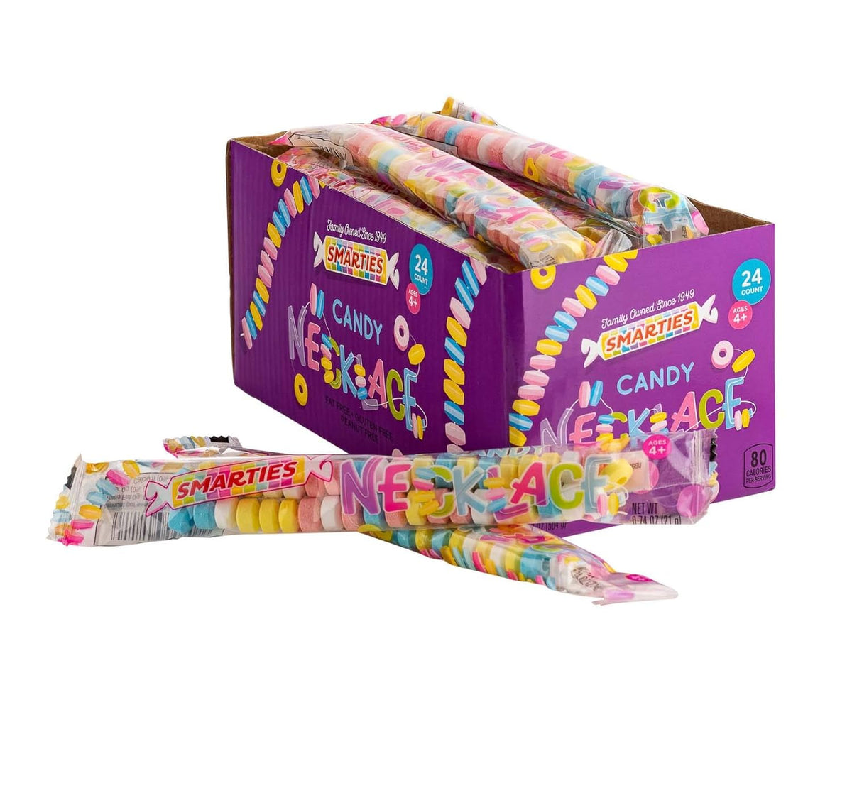 Smarties Candy Necklaces 24 ct. – Sugar Bear Candy