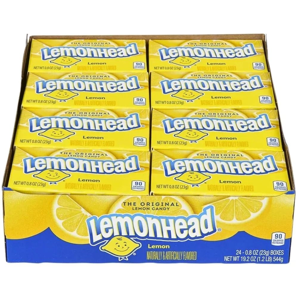 Lemonhead Hard Candy, Theater Boxes 24 ct.