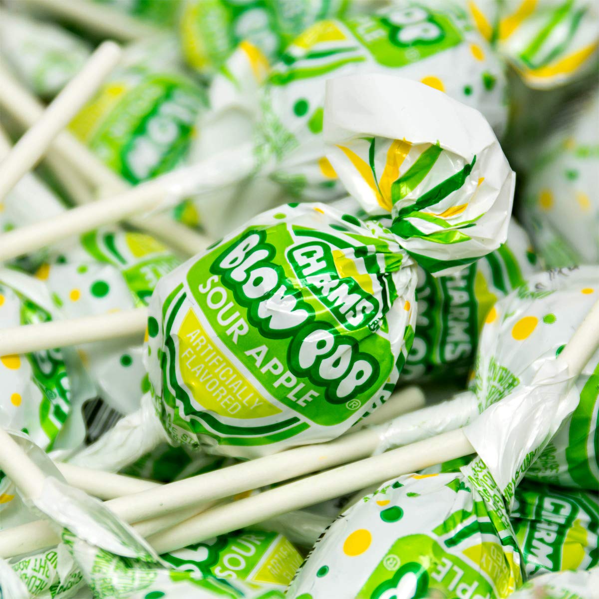 Charms Sour Apple Blow Pops 48 ct.