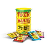 Thumbnail for Toxic Waste Super Sour Candy Yellow Drums 12 ct.