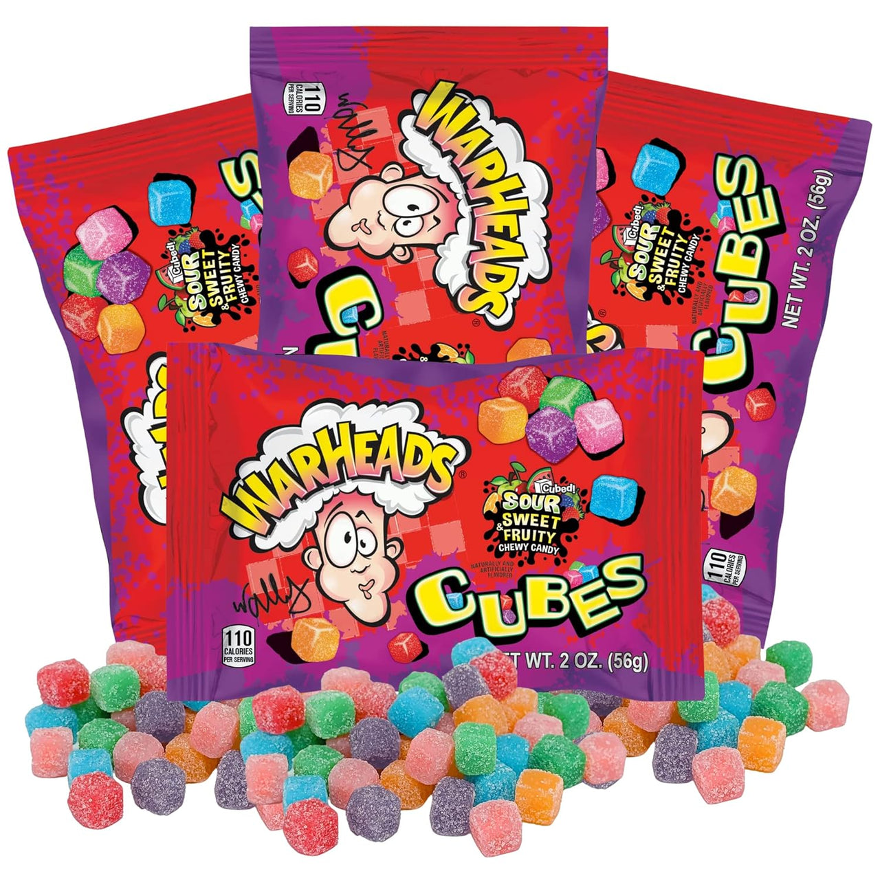 Warheads Chew Cubes 2oz. 15 ct.