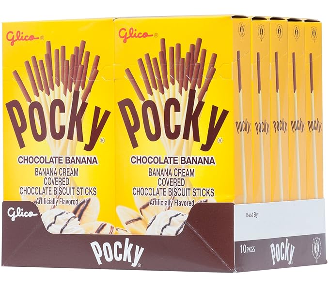 Pocky Chocolate Banana Cookie Sticks 10 ct.