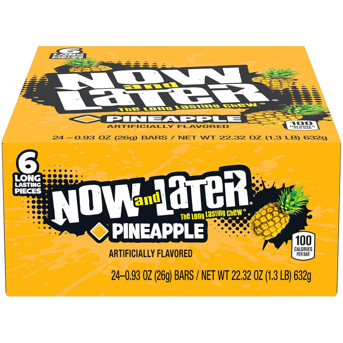 Now and Later Pineapple 24 ct.