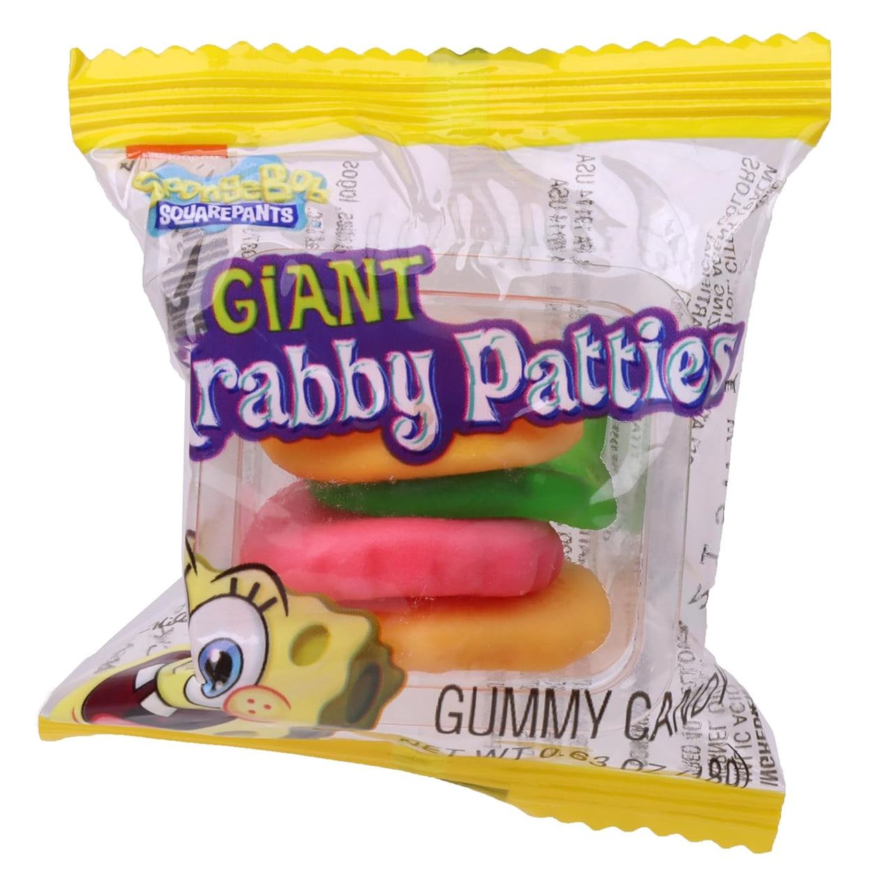 SpongeBob Giant Gummy Krabby Patties 48 ct.