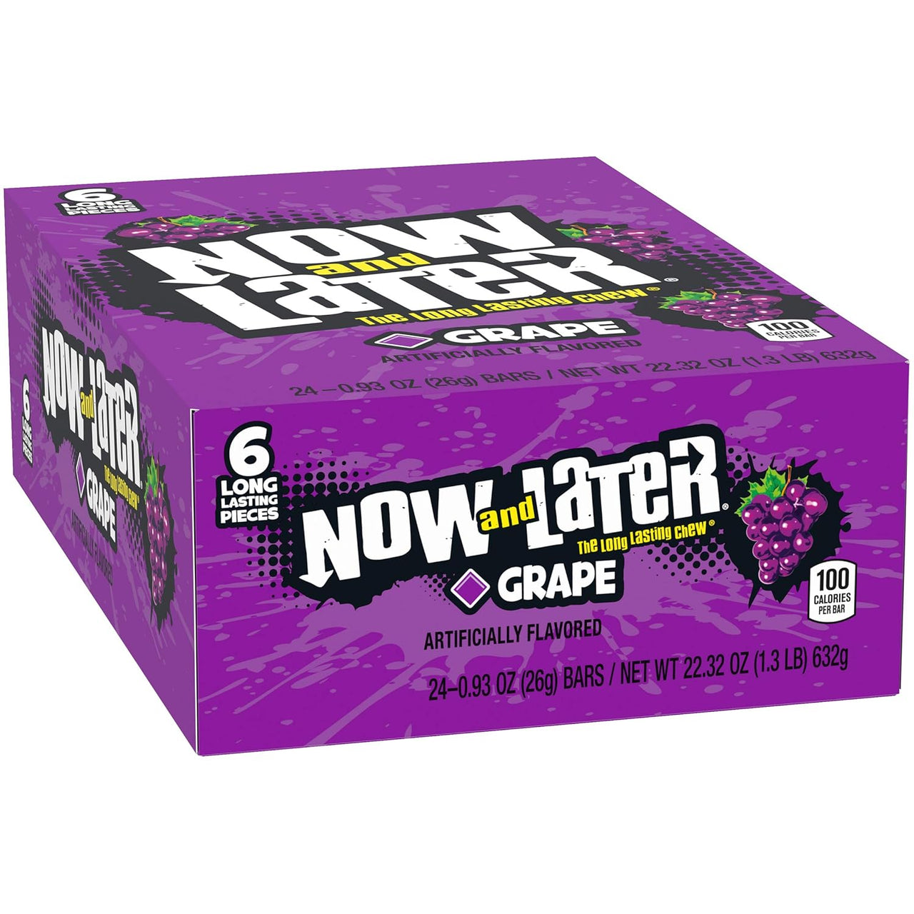 Now and Later Grape  24 ct.