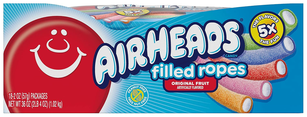 Airheads Filled Ropes 18 ct.