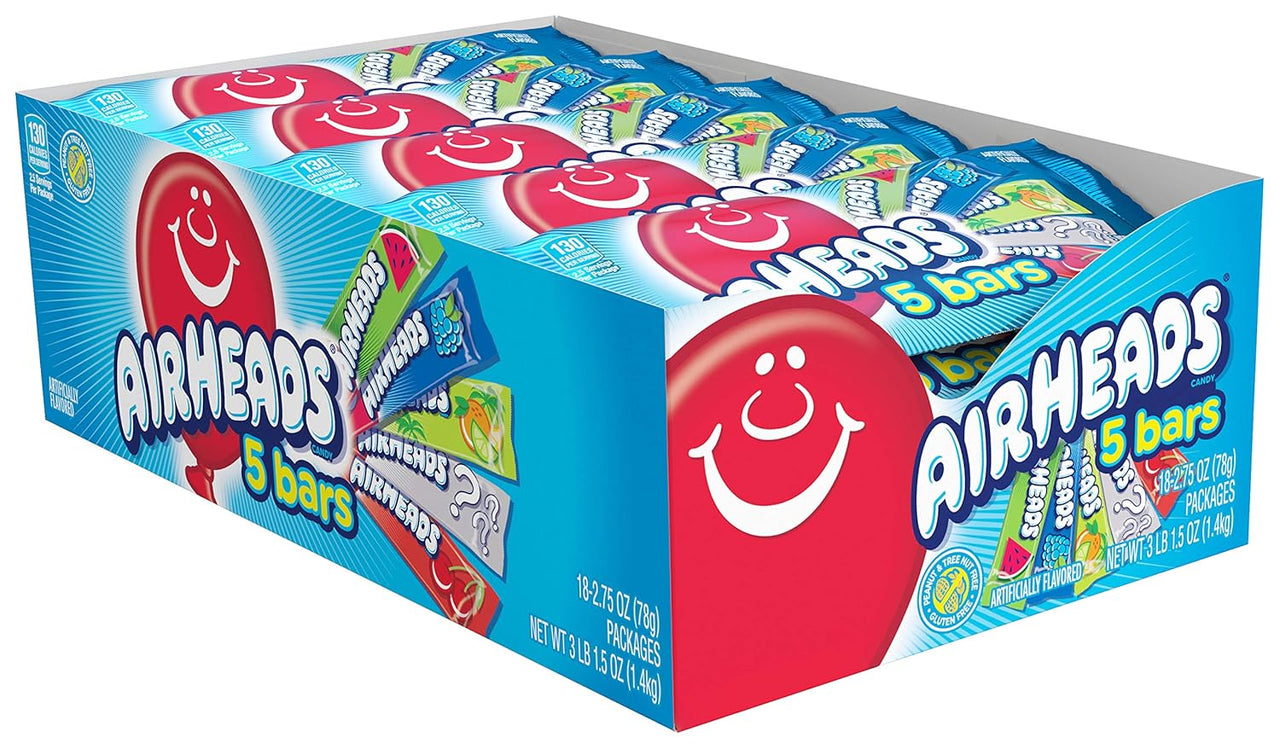 Airheads 5 bars 18 ct.