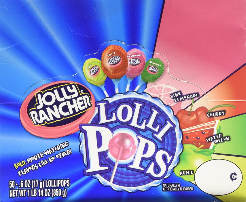 Jolly Rancher Lollipops, Original Flavors. 50 ct.