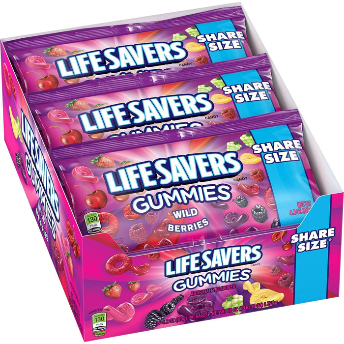 LifeSavers Gummies Share Size - Wild Berries - 15 ct.