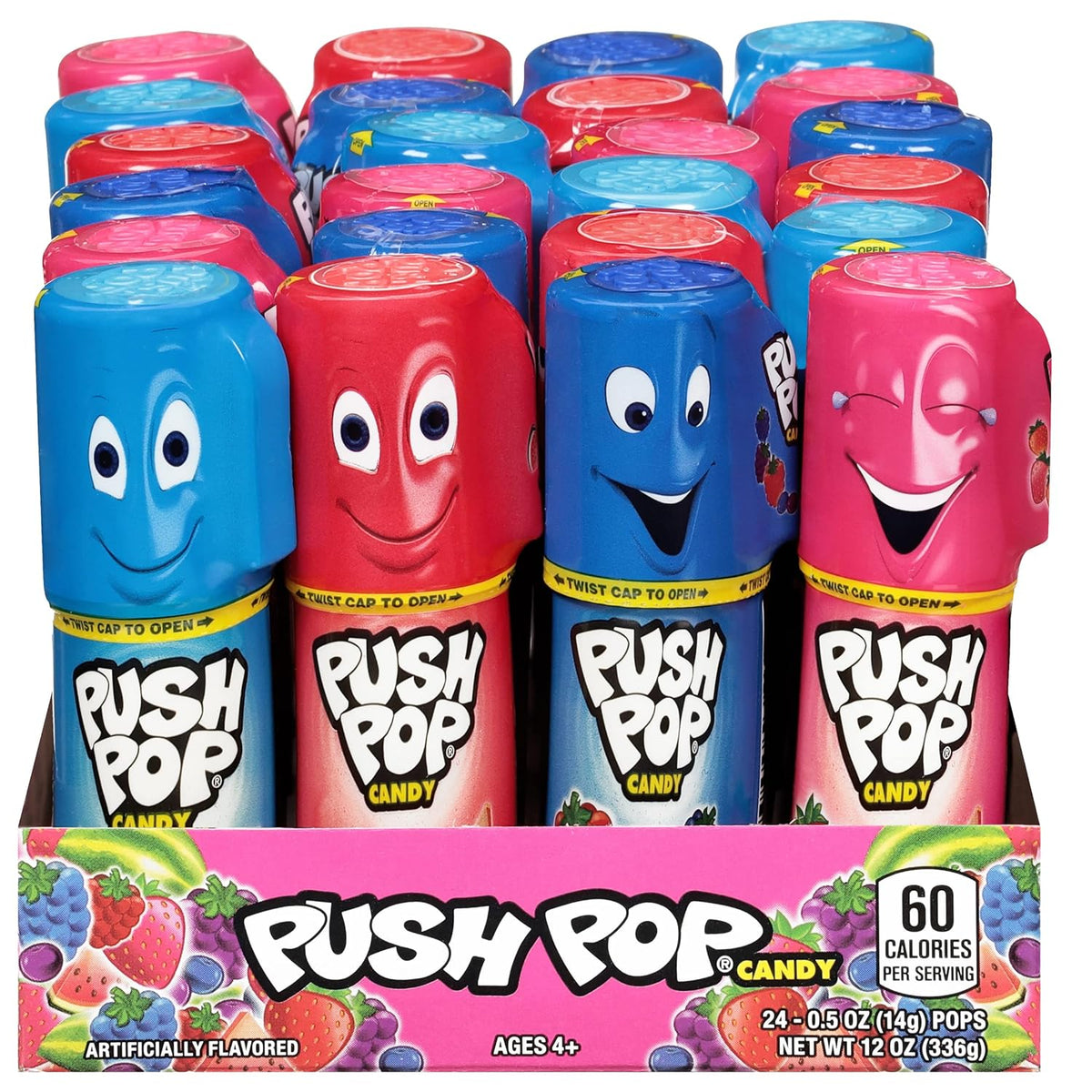 Push Pop 24 ct. Sugar Bear Candy