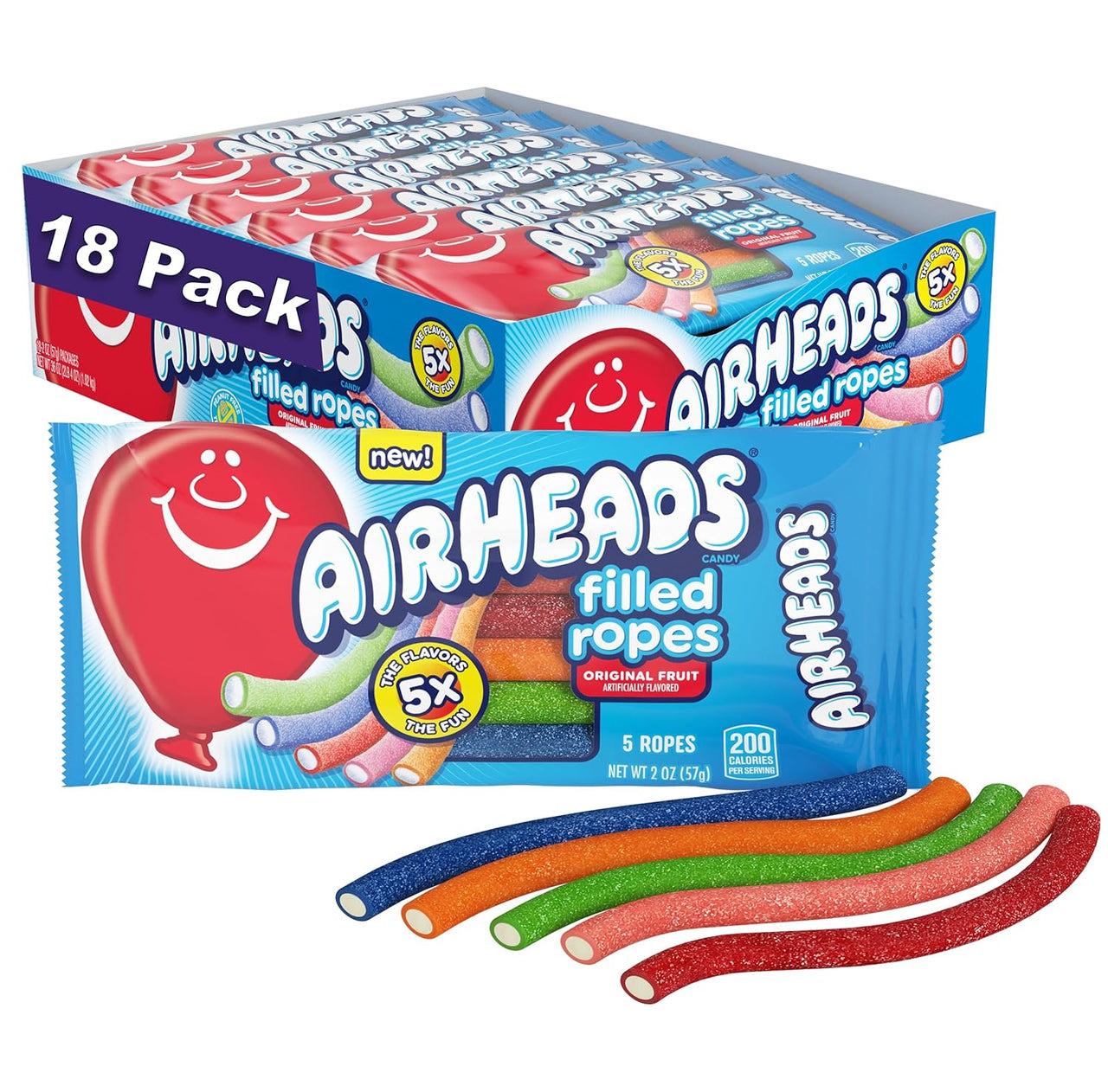 Airheads Filled Ropes 18 ct.