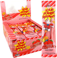 Thumbnail for Sour Power Strawberry Straws 24 ct.