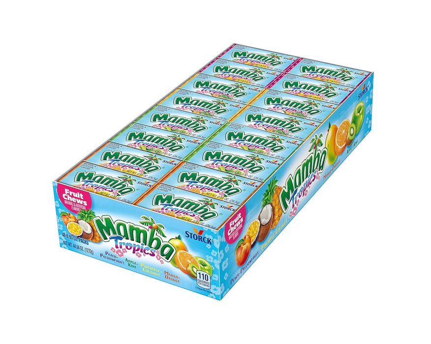 Mamba Tropics Fruit Chews Candy 48 ct.