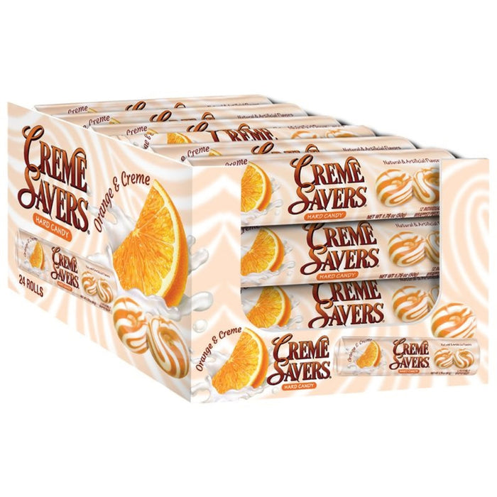 Crème Savers Orange & Crème Rolls 24 ct.