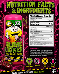 Slime Licker Strawberry & Black Cherry - Fun Roll-On Candy Treat