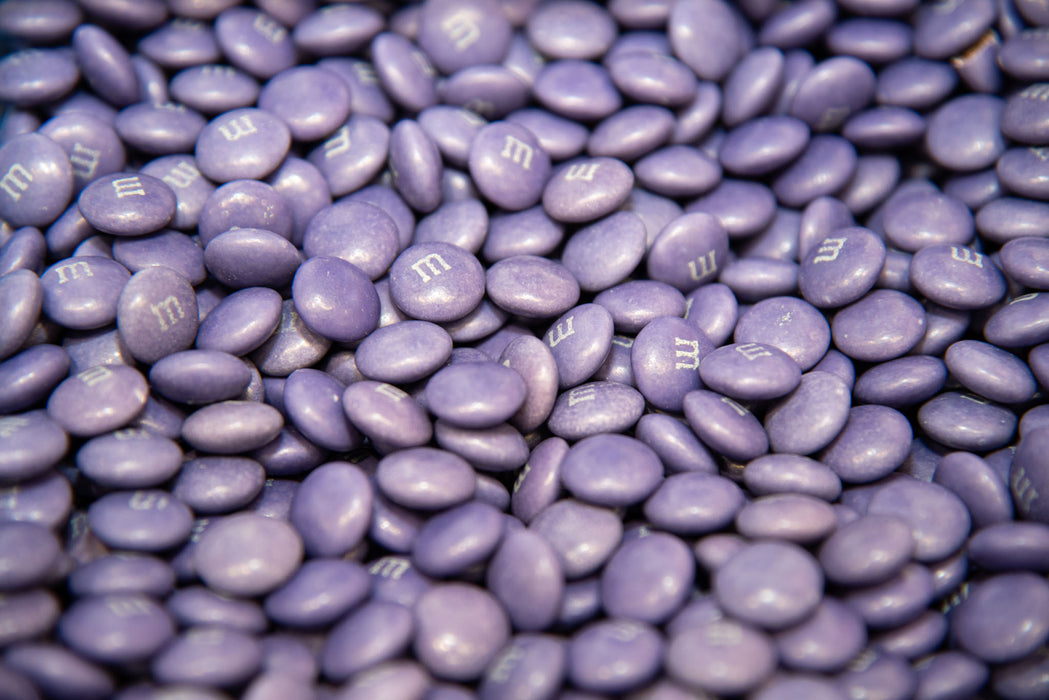 Purple M&M's