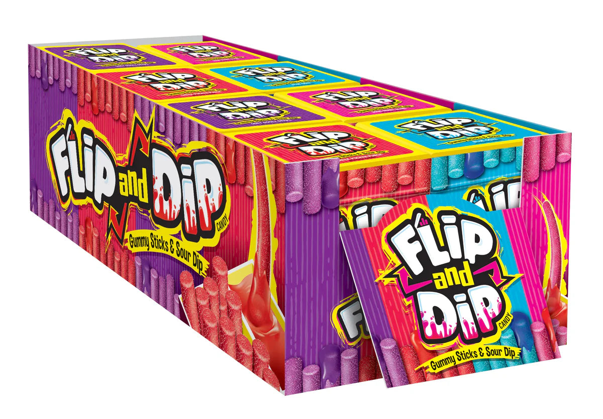 Flip and Dip Gummy Sticks 8 ct.