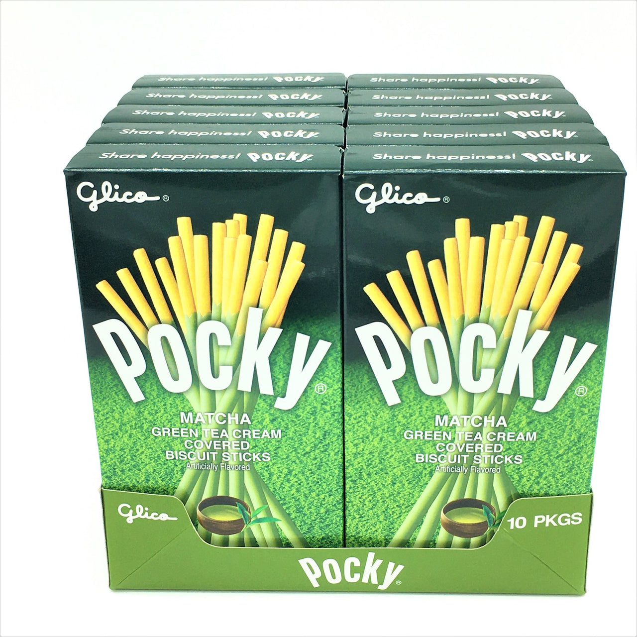 Pocky Matcha Green Tea Cookie Sticks 10 ct.