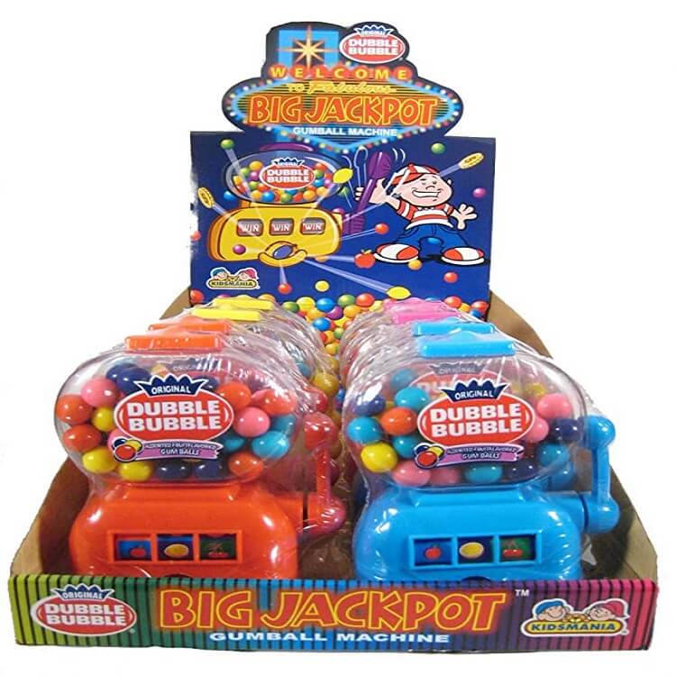 Dubble Bubble  Big Jackpot Gumball Machine 12 ct.