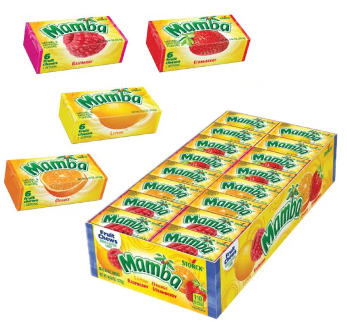 Mamba Fruit Chews Candy 48 ct.