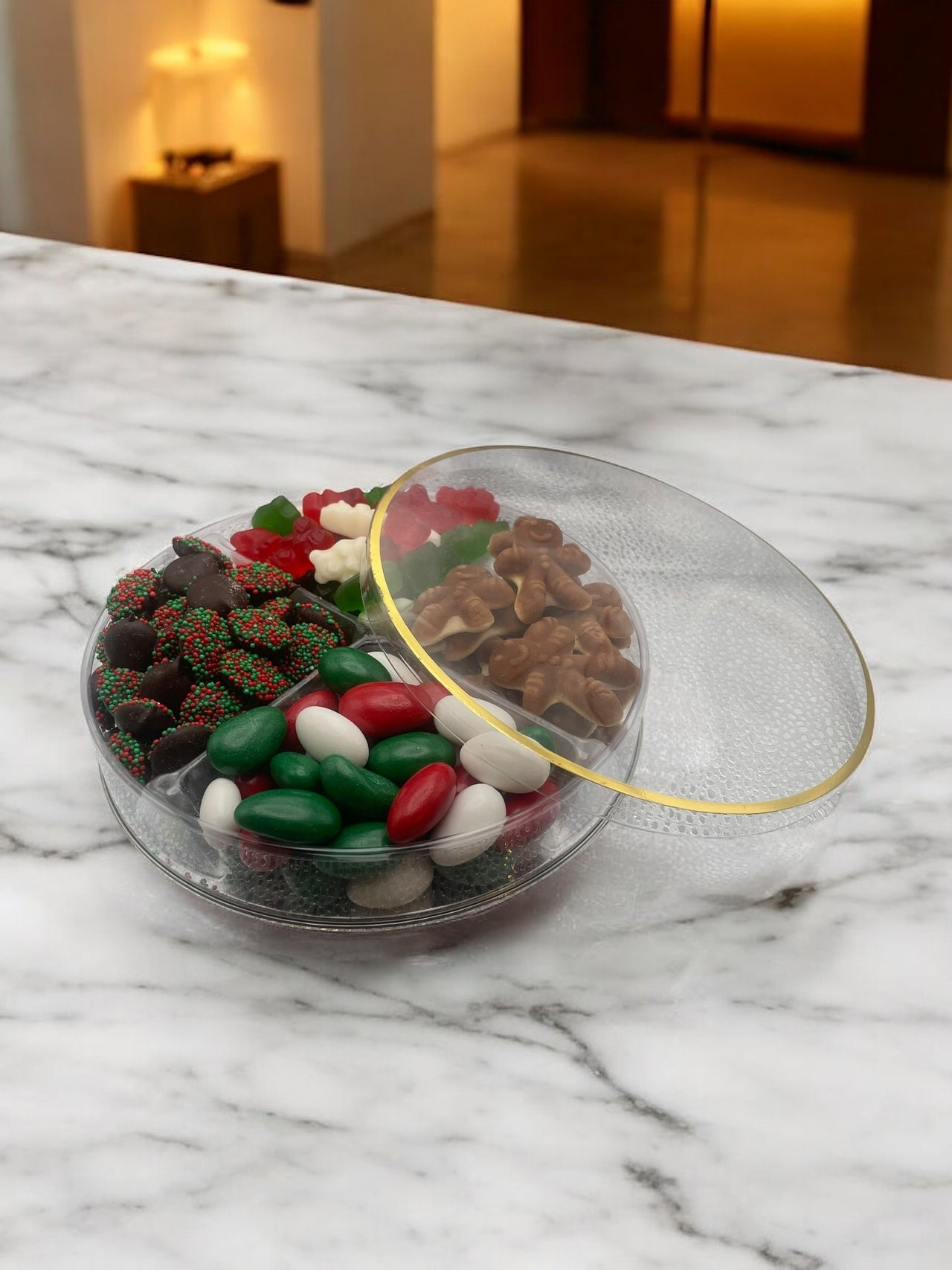 Gourmet Christmas Sweets Tray