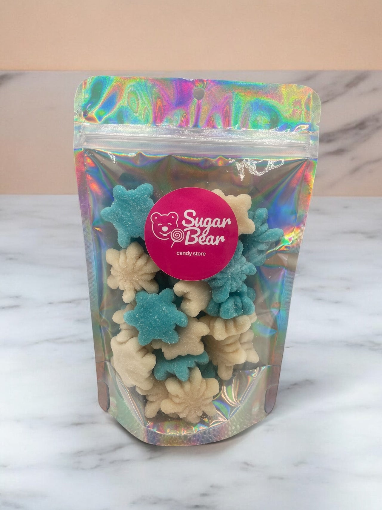 Gummy Sparkle Snowflakes