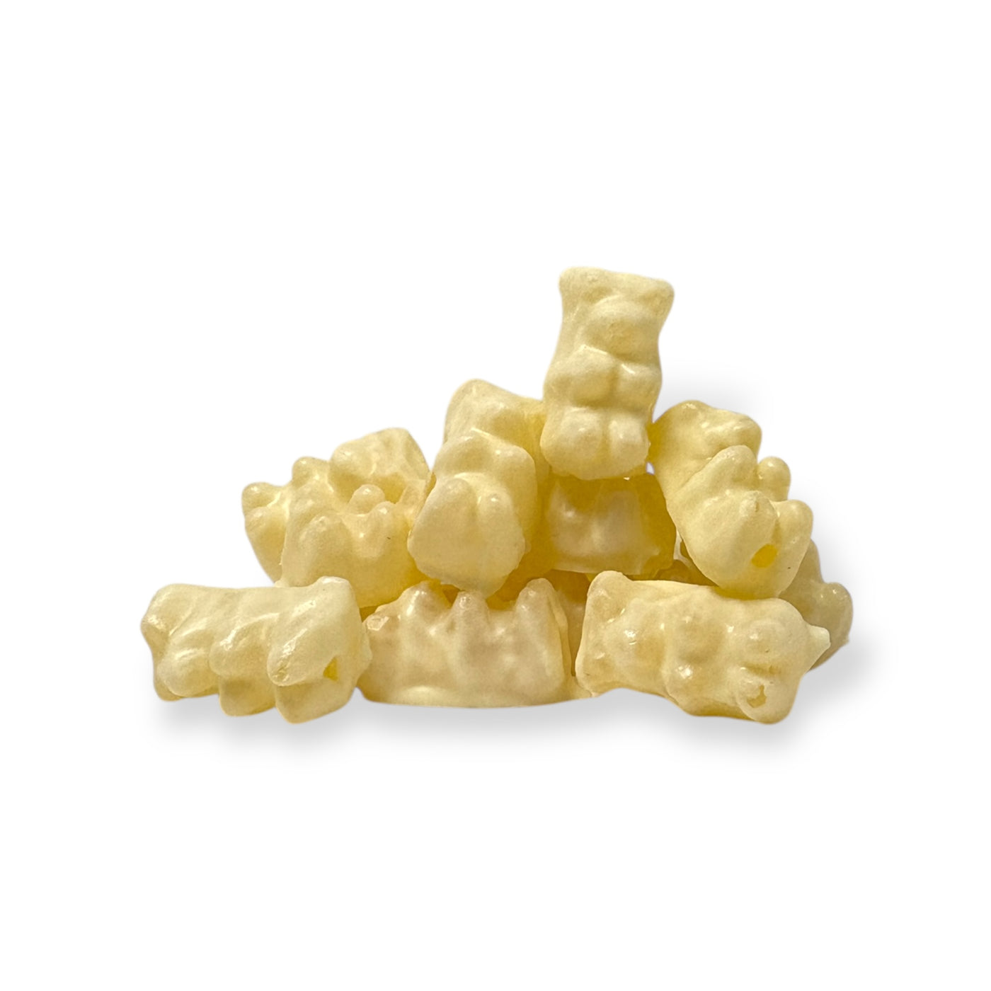 White Chocolate Covered Gummy Bears — Sugar Bear Candy