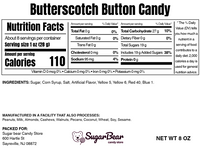 Butterscotch Button Candy