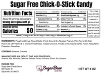 Sugar Free Chick-O-Stick Candy – Crunchy Peanut Butter Coconut Stick Candy, Classic Sweet Treat
