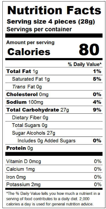 Sugar Free Chocolate Salt Water Taffy