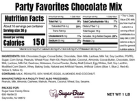 Party Favorites Chocolate Mix, Bulk Pack of Individually Wrapped Chocolate Candy for Sharing and Candy Bowls