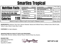 Smarties Tropical Flavor Candy – Sweet & Tangy Fruity Candy Rolls