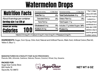 Watermelon, Green Apple & Lemon Drops – Assorted Fruit Flavored Hard Candy Mix
