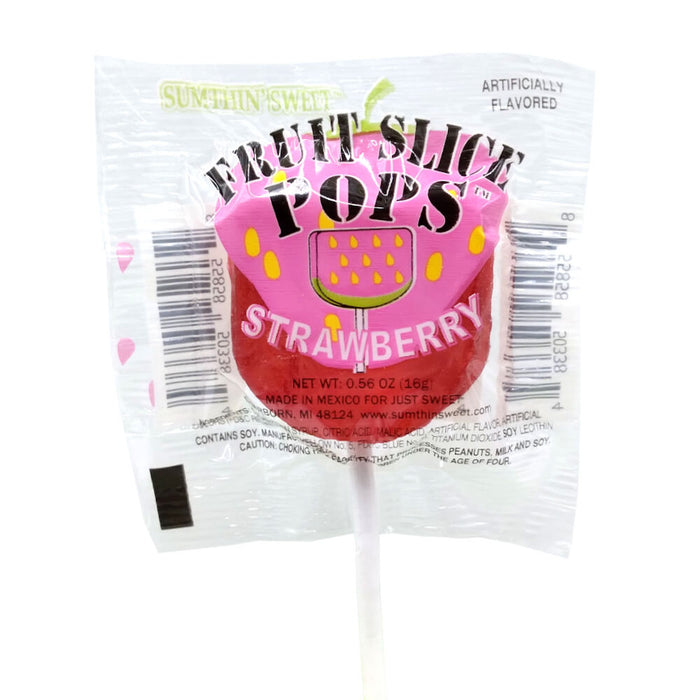 Fruit Slice Pops Strawberry 48 ct.