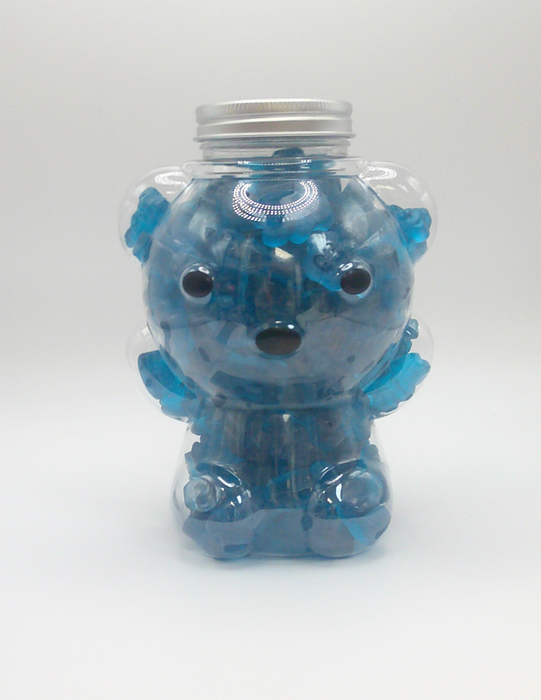 Jar of Gummy Blueberry Bears