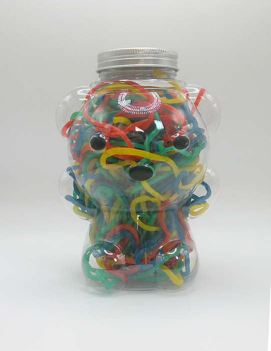 Jar of Rainbow Licorice Laces