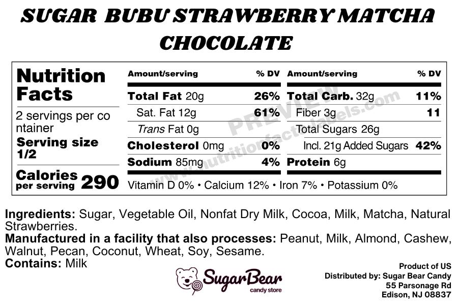 Sugar Bubu Chocolate Collection Gift Set 4 Pack – Angel Hair, Mango Jelly, Matcha Strawberry, Dubai Pistachio