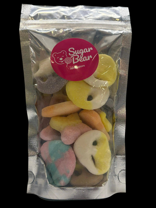 Swedish Style Sour & Sweet Gummy Candy Mix – 8oz Variety Bag – Hearts, Bears, Skulls, Butterflies & Aliens – Fruity Assorted Chewy Candy