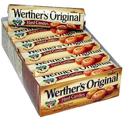 Werther's Original Caramel Hard Candies 12 ct.