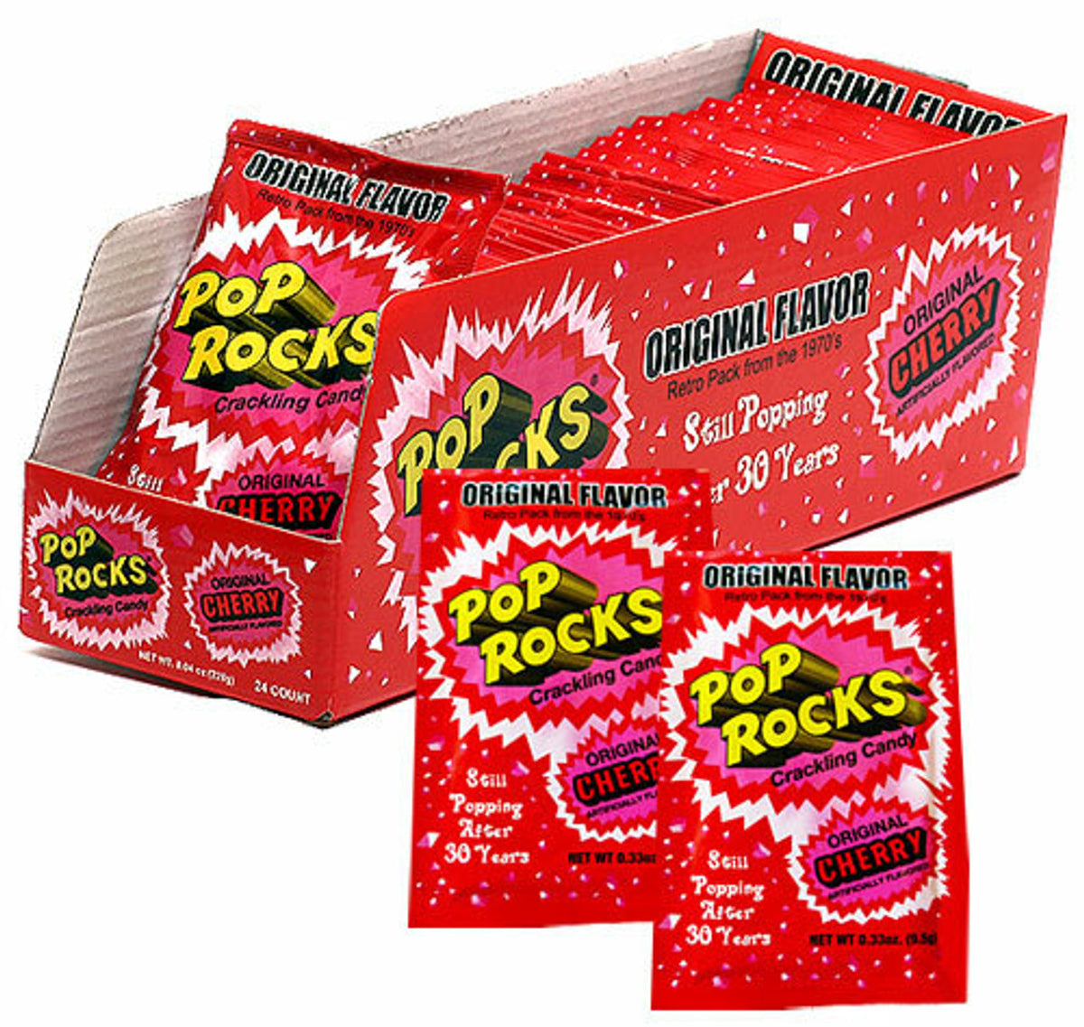 Pop Rocks Cherry 24 ct. – Sugar Bear Candy