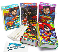 Thumbnail for Batman & Superman Candy Sticks 30 ct. - Novelty | Sugar Bear Candy